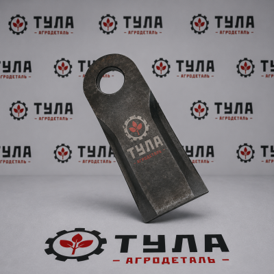 НОЖ ИЗМЕЛ-ТЕЛЯ (D-30мм толщ 7мм, болт-М12мм)